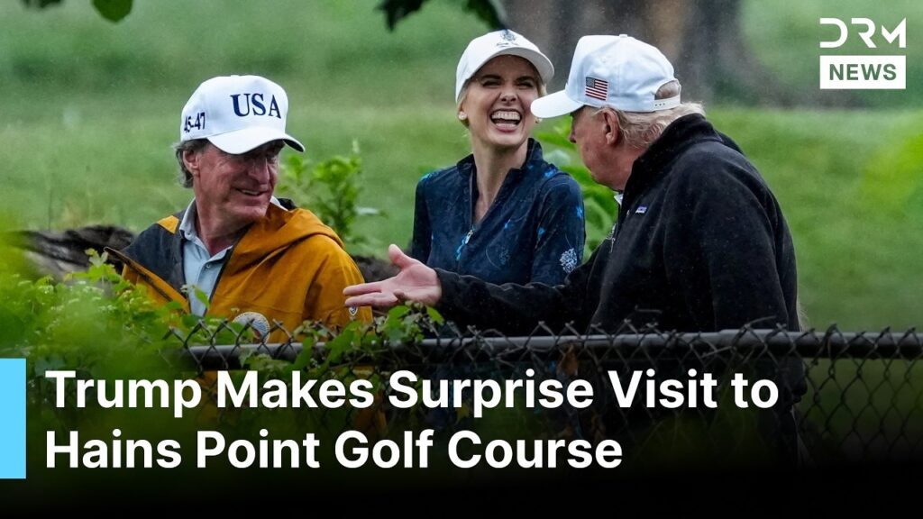 WATCH: President Trump Makes Surprise Visit to Hains Point Golf Course | DRM News | AC1C