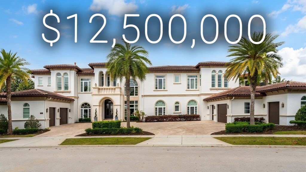 Inside a $12,500,000 MEGA MANSION with BOWLING, GOLF SIMULATOR, ARCADE, GYM, THEATER & MORE!